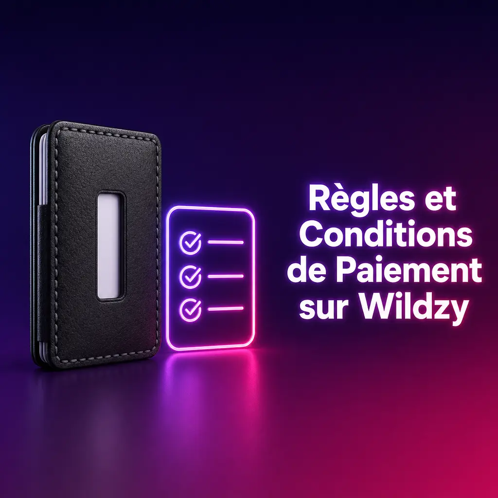 Règles et conditions de paiement sur Wildzy pour joueurs en France : dépôts, retraits et vérification d'identité
