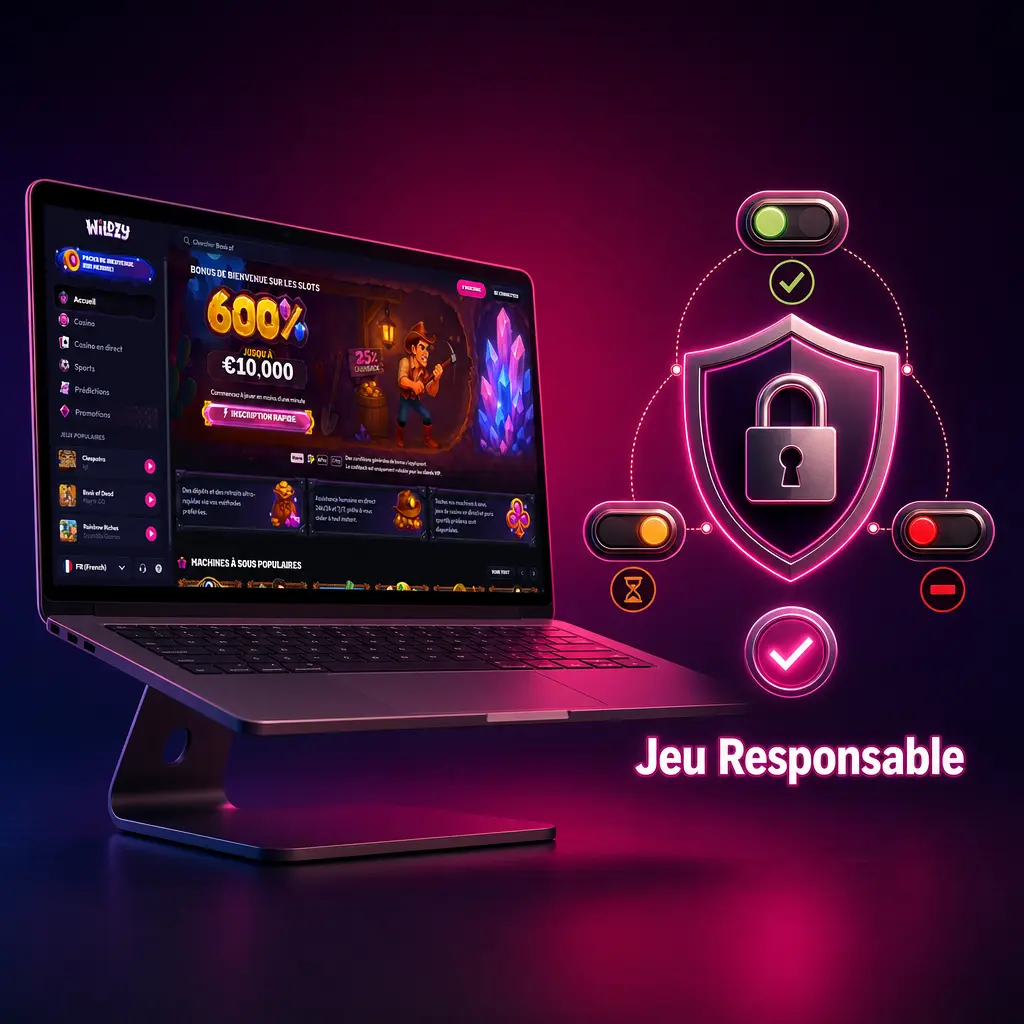 Wildzy jeu responsable : outils de contrôle, limites de dépôt et auto-exclusion pour joueurs français