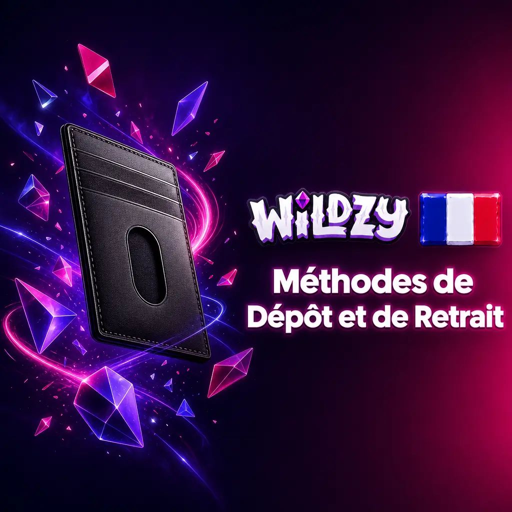 Méthodes de dépôt et retrait sur Wildzy : Visa, Mastercard, Amex, Bitcoin, Ethereum, giropay et SOFORT disponibles.