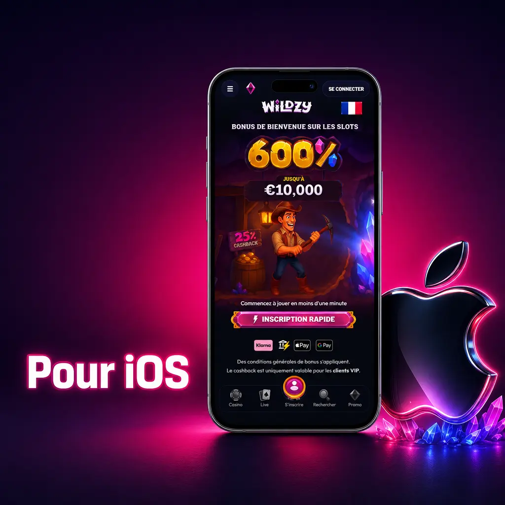 Application Wildzy iOS sur iPhone et iPad compatible avec iOS 12.0, disponible sur l'App Store d'Apple